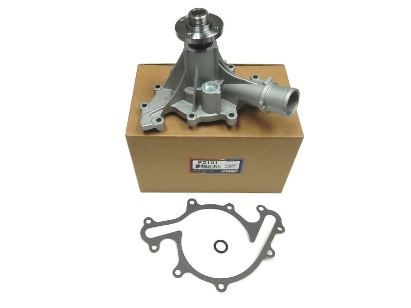 OAW F2101 Engine Water Pump for 97-08 Ford Pickup F150 & 97-03 Econoline E150 E250 V6 OHV 4.2L Replace OE# F85Z-8501-AA, 5L3Z-8501-A, F65Z-8501-AC - Image 1